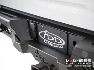 GMC Sierra 2500 Bomber Rear Bumper w/ Blind Spot and Backup Sensor Cutouts